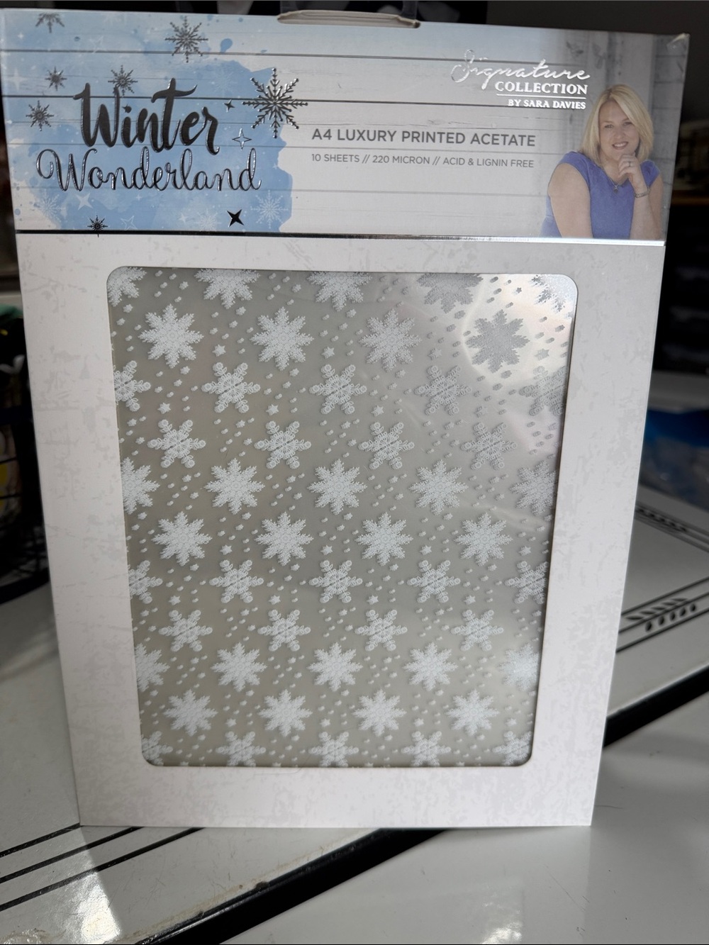 Crafters Companion Winter Wonderland Luxury Printed Acetate